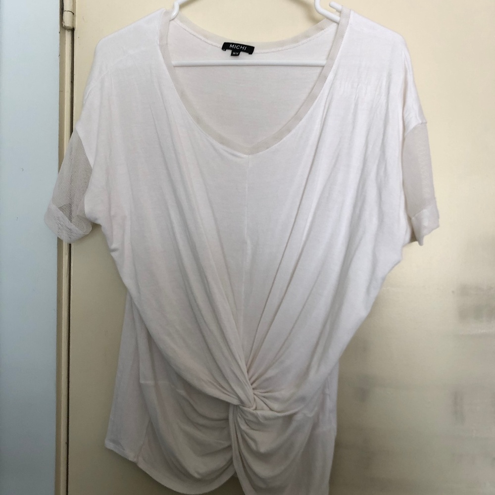 EUC MICHI NY Farfalla White Top in size M